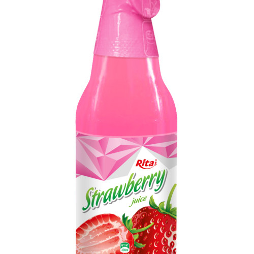 300ml Strawberry juice Glass bottle